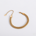 Chain Bracelet PVD Coated — 18K Gold Plated Stainless Steel Waterproof